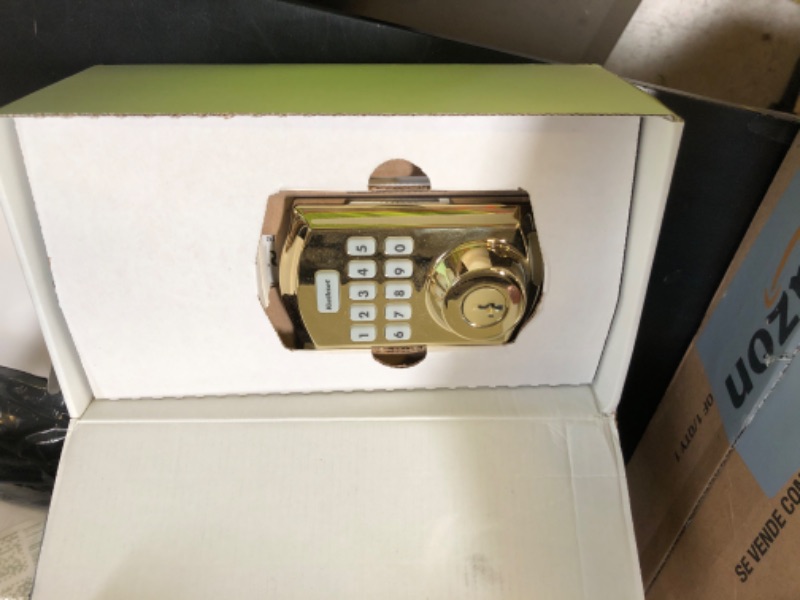 Photo 1 of Kwikset HomeConnect 620 Z-Wave Long Range Enabled Keypad Smart Lock Convenient Keyless Entry, Customizable User Codes, Ring Alarm Compatible, Hub Required, Sold Separately Polished Brass Traditional