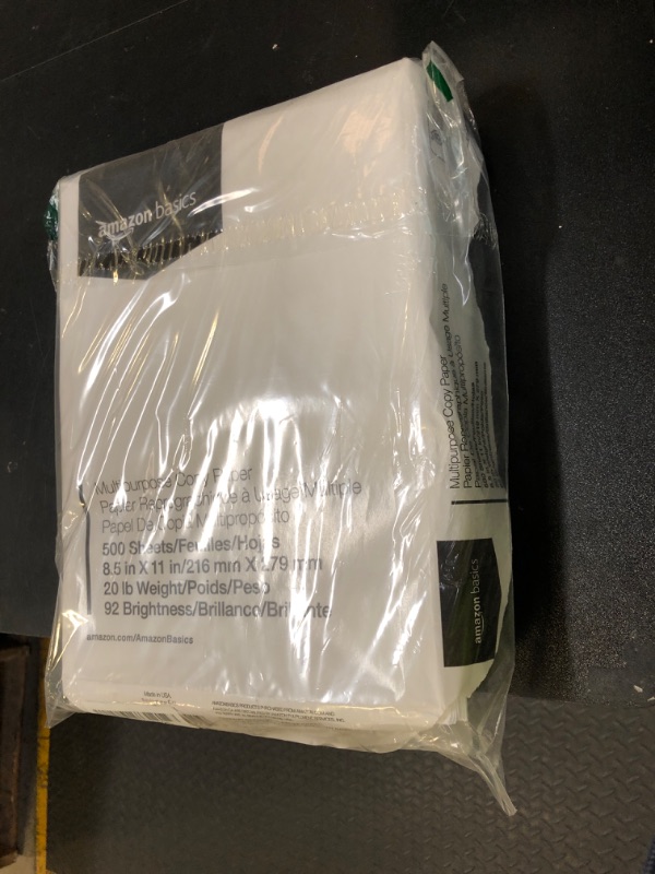 Photo 1 of Amazon Basics Multipurpose Copy Printer Paper