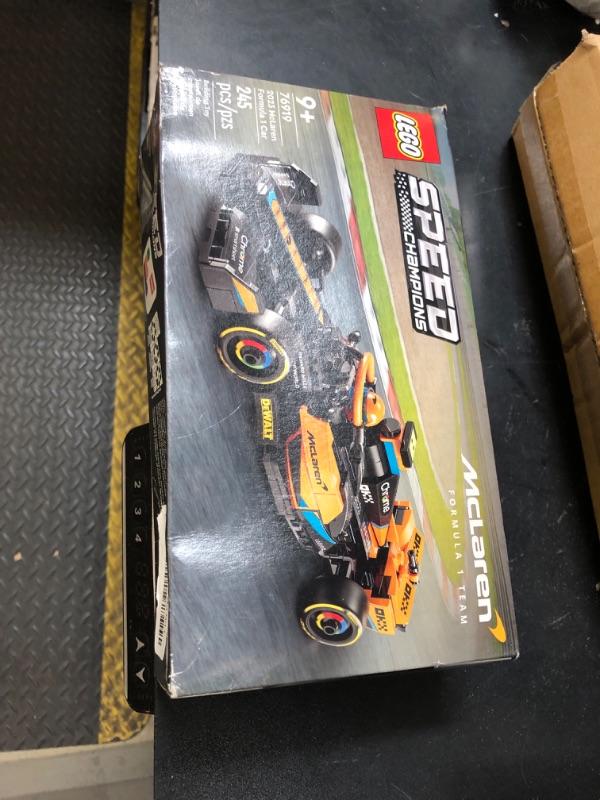 Photo 1 of LEGO Speed Champions 2023 McLaren Formula 1 Race Car Toy for Play and Display, Buildable McLaren Toy Set for Kids, F1 Toy Gift Idea for Boys and Girls Ages 9 and Up who Enjoy Independent Play, 76919