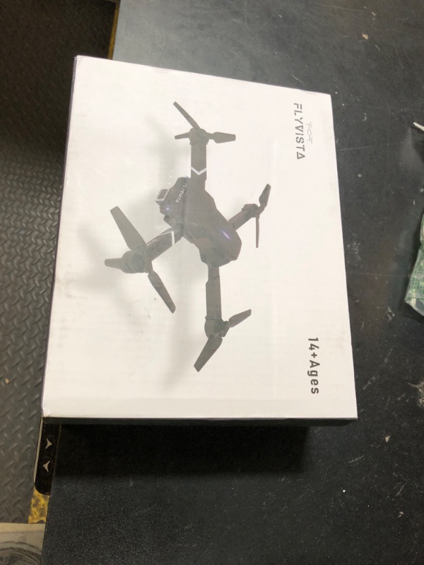 Photo 1 of FLYVISTA Mini Drone with Camera for Adults Kids, 1080P WiFi FPV Camera Drone with 3 Batteries, One-Click Take Off/Landing, Altitude Hold, Headless Mode, 360° Flips, 3-Gear Speeds, Emergency Stop, Carrying Case, Toys Gifts for Kids and Adults Beginner