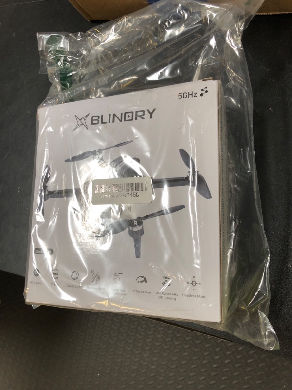 Photo 1 of Drone with Camera, 2K HD FPV Drone with Brushless Motor, Altitude Hold, Gesture Selfie, One Key Take Off/Landing, 3D Flips, Waypoint Fly, 2 Batteries, Foldable Mini Drones for Kids and Beginners