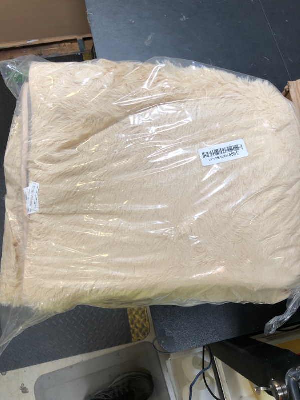Photo 1 of Ophanie Beige Rugs for Bedroom Living Room, Fluffy Fuzzy Furry Carpet, Plush Soft Shaggy Bedside Indoor Floor 4x6 Area Rug for Kids Girls Boys Baby Teen Dorm Nursery Home Decor Aesthetic