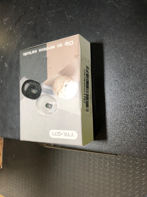 Photo 1 of SHIJIAET Open Ear Bone Conduction Headphones Bluetooth 5.3 Wireless Open Clip Ear Earbuds Built-in Mic with Ear Hooks 60 Hours Playtime Sport Earphones IPX7 Waterproof for Fitness Running ?White?