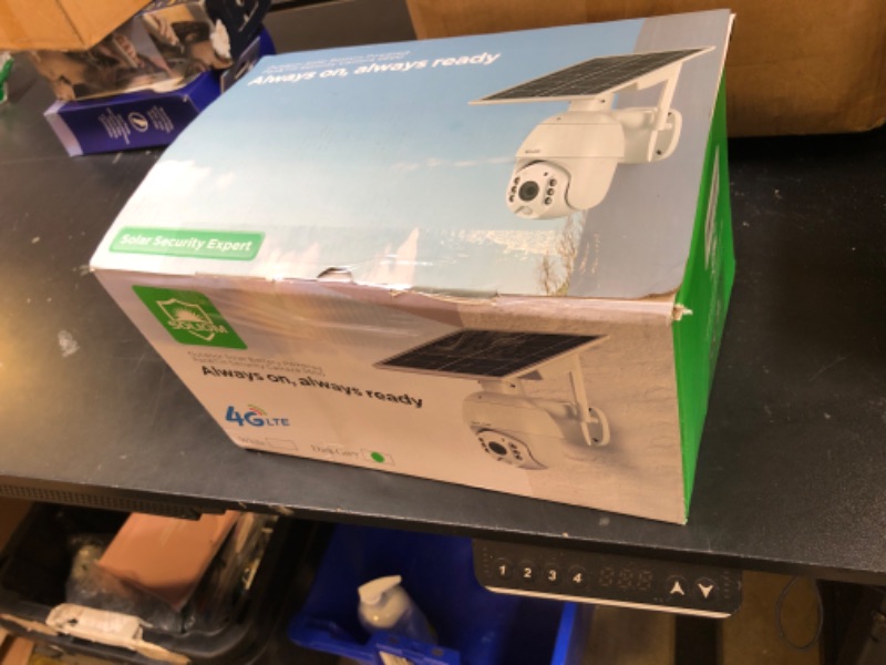 Photo 1 of SOLIOM S600 3G/4G LTE Solar Powered Cellular Security Camera Wireless Outdoor, Pan Tilt 360°View Spotlight, 1080p Night Vision, 2 Way Talk, PIR Motion Sensor, No WiFi, US Version, Unlimited Data Plan