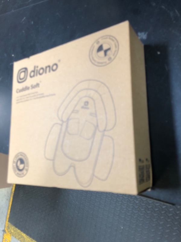 Photo 1 of Diono Cuddle Soft 2-in-1 Baby Head Neck Body Support Pillow For Newborn Baby Super Soft Car Seat Insert Cushion, Perfect for Infant Car Seats, Convertible Car Seats, Strollers, Gray/Pink
