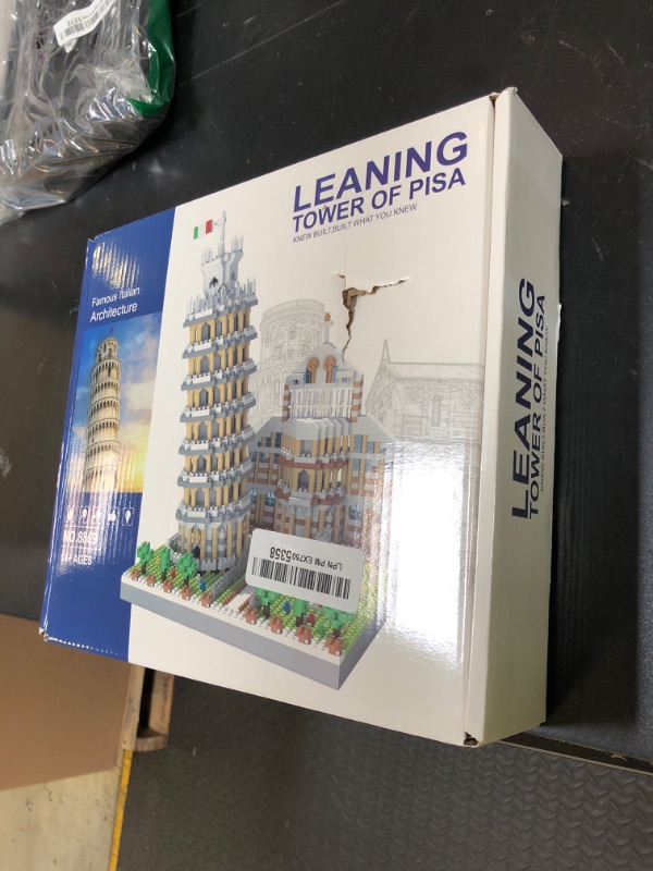Photo 1 of Leaning Tower of Pisa Micro Mini Building Blocks - 8.7"Scale Architecture Model Kit for Adults, Collectible Display Toy with Detailed Manual, STEM Educational Toy for Teens & Adults (1700+ Pieces)
