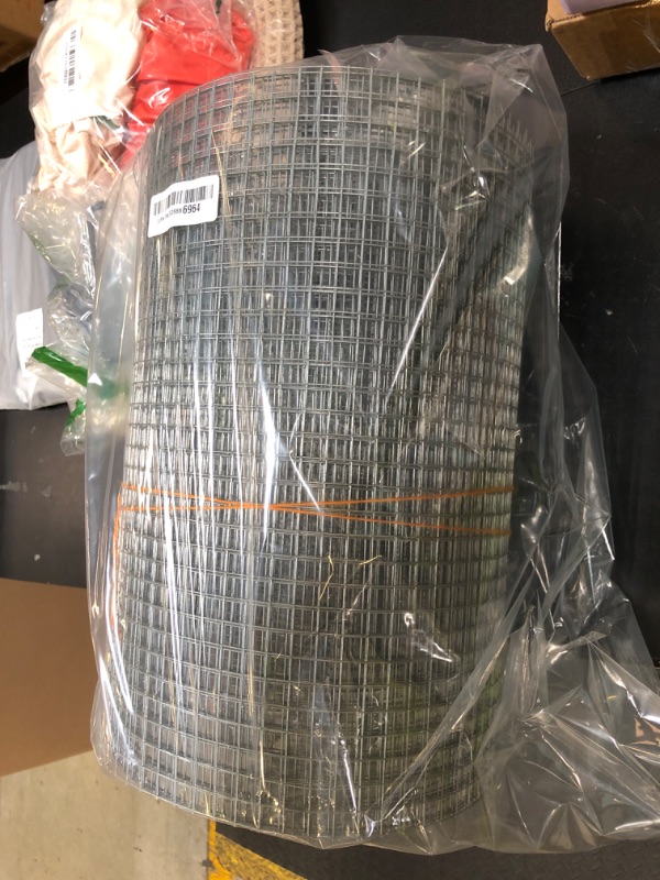 Photo 1 of Land Guard 19 Gauge Hardware Cloth, 1/2 inch Chicken Wire Fence, Galvanized Welded Cage Wire Mesh Roll Supports Poultry Netting Cage Fence…