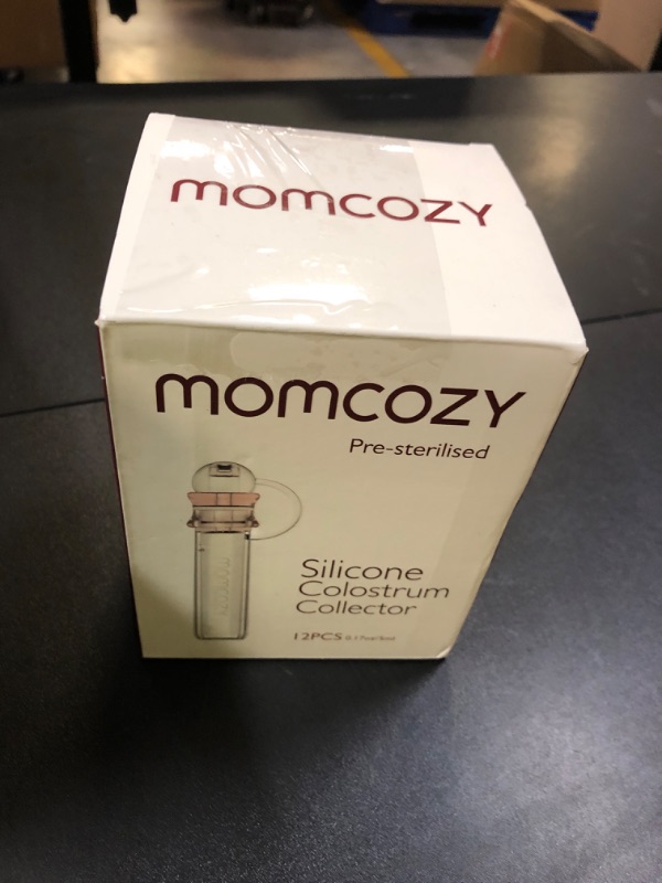 Photo 1 of Momcozy Colostrum Collector Reusable Breast Milk Collector with Storage Case and Cotton Wipe, Portable Colostrum Container BPA Free, Multi-Use Collector 5ml-12pcs