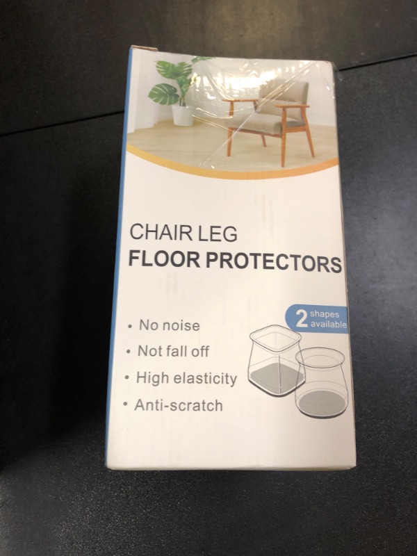 Photo 1 of 32 Pcs Chair Leg Protectors for Hardwood Floors, Clear Silicone Felt Furniture Leg Cover Pad for Protecting Floors from Scratches and Noise, Smooth Moving(Large Fit Round Diameter?1-5/16" to 2")