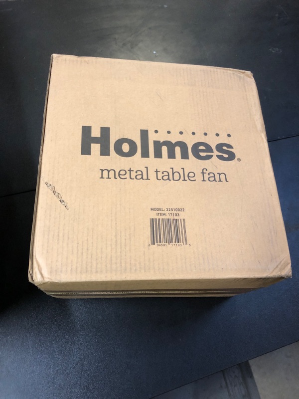 Photo 1 of HOLMES 6" Heritage Table Fan, 2 Speeds, 4 Blades, Adjustable 145° Head Tilt, Metal Construction, Ideal for Home, Bedrooms, Dorm Rooms or Office, Brushed Copper