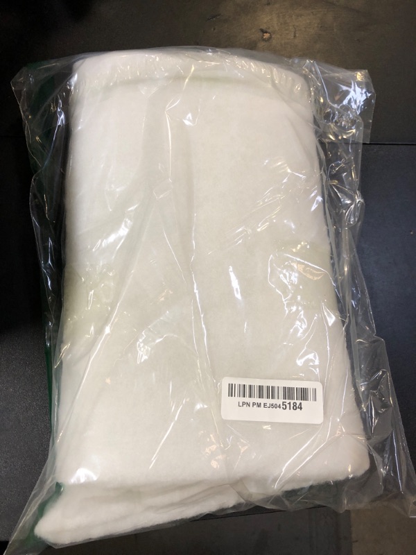 Photo 1 of hygger Aquarium Filter Media Pad Micro Fine Multi-Layer Fish Tank Filter Floss Water Polishing Filter Pad Sump Canister Filter Media Roll Cut to Size 12"x 86"