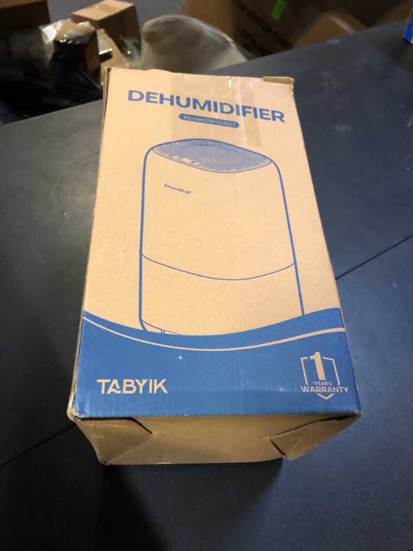 Photo 1 of Dehumidifier,TABYIK 35 OZ Small Dehumidifiers for Room for Home, Quiet with Auto Shut Off, Dehumidifiers for Bedroom (280 sq. ft), Bathroom, RV, Closet