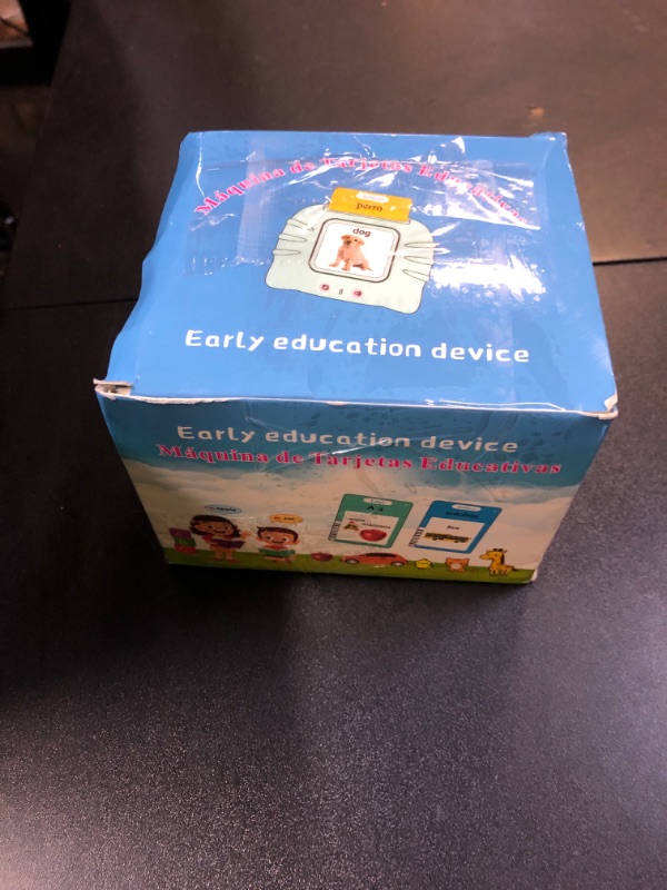 Photo 1 of Bilingual Pink Spanish and English Talking Flash Cards, Pocket Speech Therapy Tools with 512 Words, Montessori Language Learning and Autism Aids, Children's Sensory Learning Kits, Birthday Present