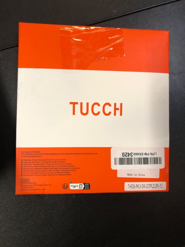 Photo 1 of TUCCH Wallet Case for iPhone 16 Pro, [Removable] 2 in 1 [Wireless Charging] RFID Blocking [4 Card Holders] PU Leather Cover, Magnetic Detachable Folding Stand Folio Case for iPhone 16 Pro, Light Brown