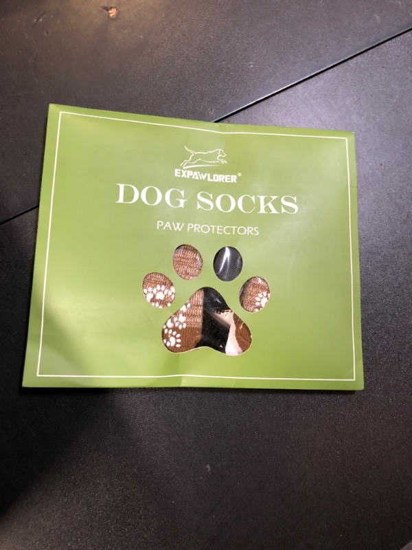 Photo 1 of EXPAWLORER 6PCS Anti-Slip Dog Socks to Prevent Licking Paws,Dog Shoes for Hot Pavement,Best Paw Protector Traction Control on Hardwood Floor,Dog Booties for Puppy Small Medium Large Senior Dogs