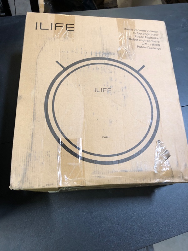 Photo 1 of ILIFE V5s Plus Robot Vacuum and Mop Combo with Wi-Fi/App/Alexa, Automatic Self-Charging Robotic Vacuum Cleaner, Slim and Quiet, Cleans Hard Floors Carpets and Pet Hair (V5s Pro Upgrade Version)