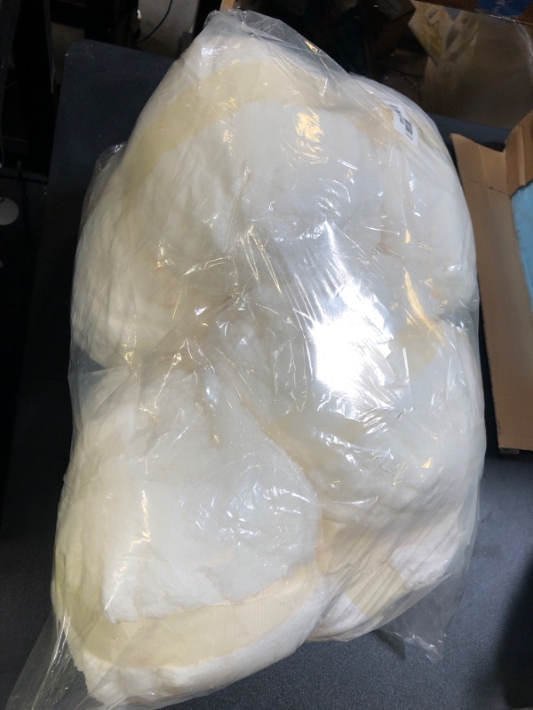 Photo 1 of 8 Pack Chunky Yarn for Hand Knitting - Chenille Yarn for Crocheting - 224 Yds Chunky Blanket Yarn Jumbo, Bulky Thick Fluffy for Knitting Blankets, Super Bulky Yarn 61.6 Oz (Milk White)
