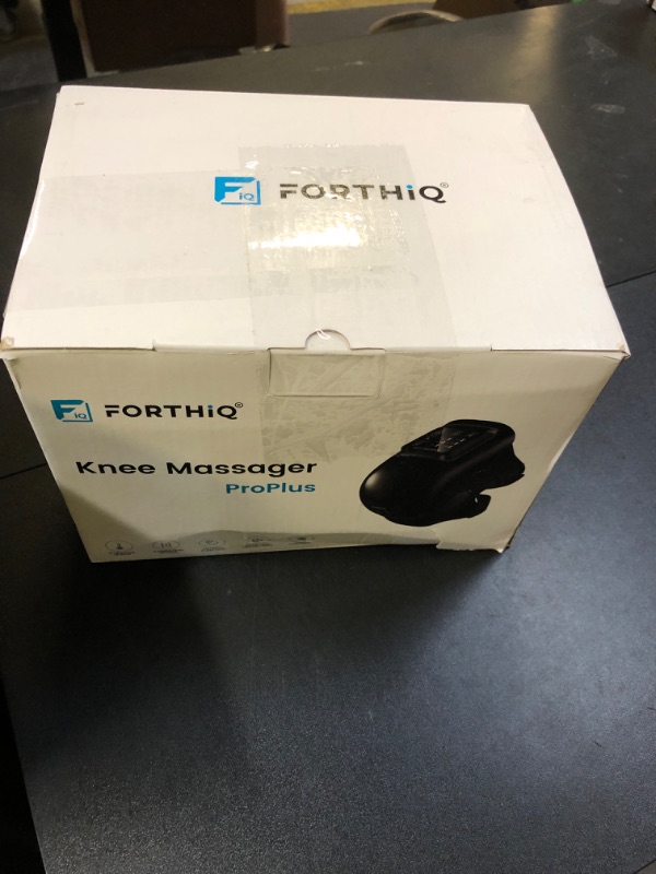 Photo 1 of FORTHiQ Knee Massager Pro+ with Heat, Red Light and Vibration, 6-in-1, Dual-Wavelength - Cordless, Portable, Adjustable Straps, Easy to Use, Saves Your Settings