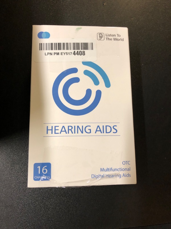 Photo 1 of Hearing Aids, Rechargeable Digital Hearing Aids for Seniors, Noise Cancelling with 16-Channel Sound Processing, Invisible Hearing Aids for Men Women with Charging Case (1, yellow)