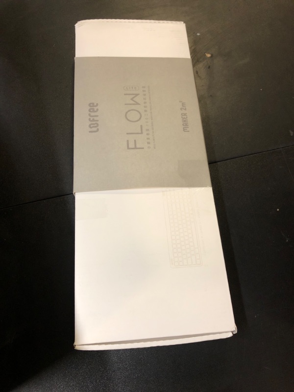 Photo 1 of Flow Lite 100 Keys Low Profile Mechanical Keyboard, Swappable Rechargeable Wireless Keyboard with 2.4G Receiver, Bluetooth and Wired Connection for Windows, Mac/Specter Linear Switches (Marble)