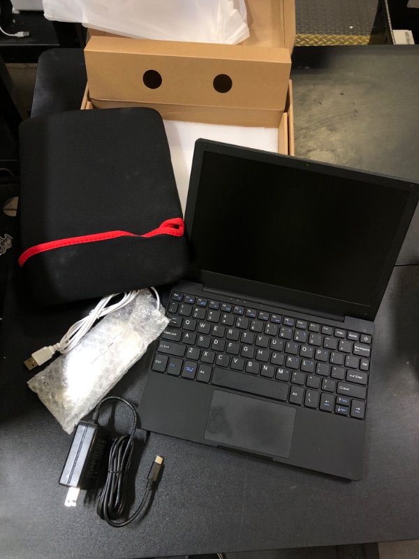 Photo 1 of HBESTORE 10.1Inch Laptop,Quad-Core Processor with Android 12.0 OS,2GB RAM,64GB EMMC,Built-in Camera,WiFi,USB Interface,Tpye-C Charging for Learning and Entertainment (Black 2GB+64GB)