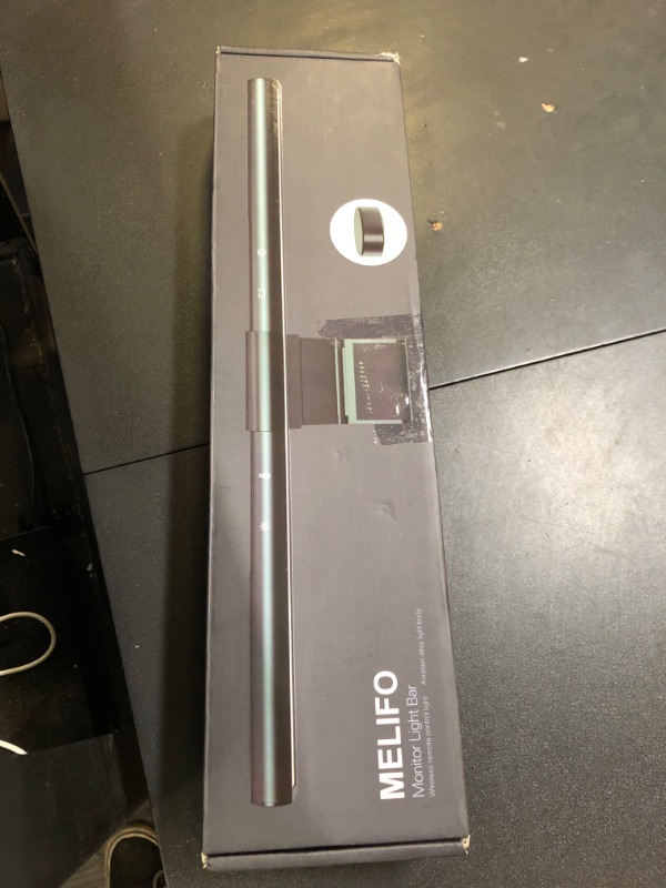 Photo 1 of MELIFO Monitor Light Bar with Remote Control, Light Bar with Auto-Dimming,No Screen Glare Monitor Desk Lamp for Work and Office