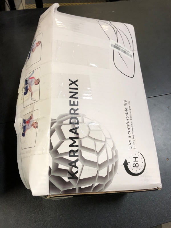 Photo 1 of Karmadrenix Coccyx Seat Cushion, Sciatica Pain Relief Tailbone Cushion for Office Chair, Car Seat, and Home Seat, Office Chair Cushions for Back and Butt(Dark Grey)