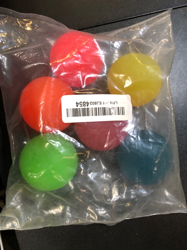 Photo 1 of Entervending Bouncy Balls - Huge Bouncing Balls (Pack of 6) - 3 Inches Jumbo Bounce Balls - Frosty Bouncing Balls for Kids - Bouncing Balls Party Favors
