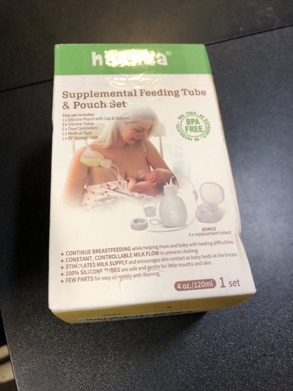 Photo 1 of haakaa Supplemental Feeding Tube & Pouch Set,Baby Supplemental Nursing System,SNS Breastfeeding System,Food Grade Silicone