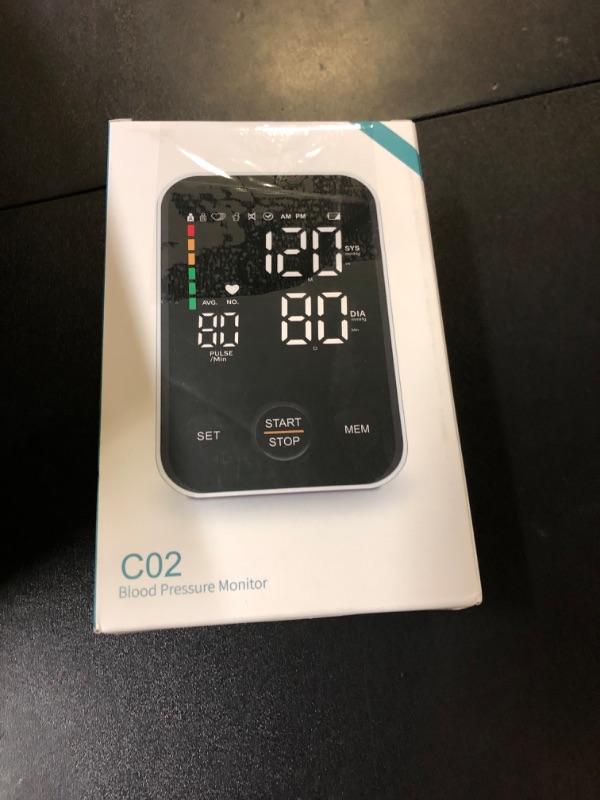 Photo 1 of Oklar Blood Pressure Monitor Upper Arm Monitors for Home Use BP Machine Sphygmomanometer with 2x120 Reading Memory Adjustable Arm Cuff 8.7"-15.7" Large Display with LED Background Light Storage Bag