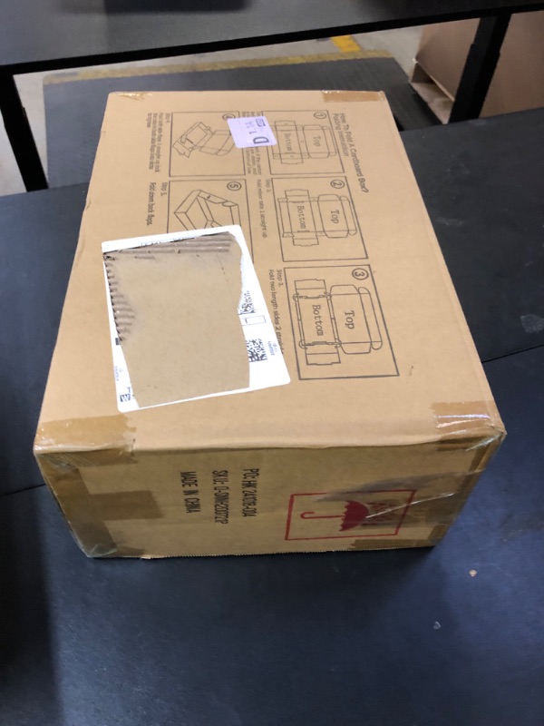 Photo 1 of HORLIMER 11x8x2 inches Shipping Boxes Set of 25, White Corrugated Cardboard Box Literature Mailer