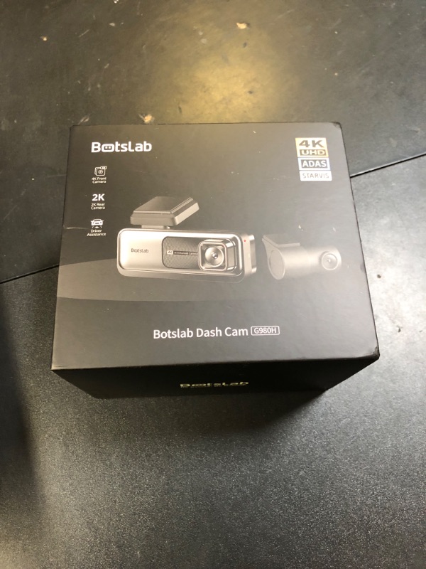 Photo 1 of BOTSLAB 4K Dash Cam Front and Rear, 170° Ultra Wide Dashcam with ADAS, Night Vision, 24/7 Parking Mode, Sony IMX415 Sensor, WDR, Free 64GB SD Card, 5G/2.4G WiFi, Built-in GPS, Loop Recording