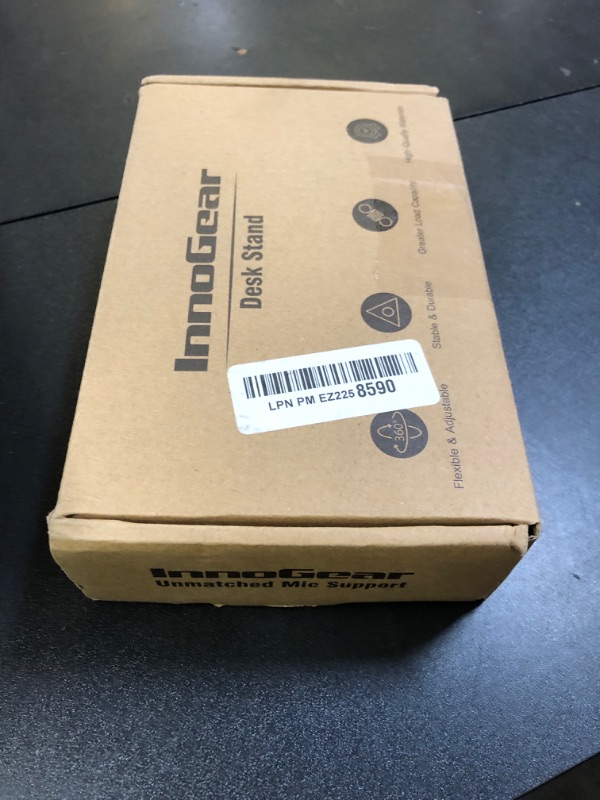 Photo 1 of InnoGear Studio Mic Stand, Max Load 2.64 lb Microphone Arm Desk Mount Desktop Microphone Stand for Fifine AM8 K669B Blue Yeti HyperX QuadCast SoloCast AT2020, Webcams Cameras