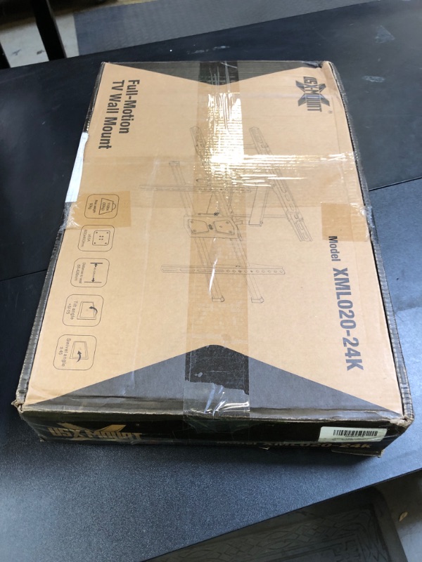 Photo 1 of USX MOUNT UL Listed TV Wall Mount for 42"-84" TVs up to 110lbs and 8"-24" Wood Studs, TV Mount with Tilt, Swivel & Extension, Wall Mounts Bracket with Dual Articulating Arms, Max VESA 600x400mm