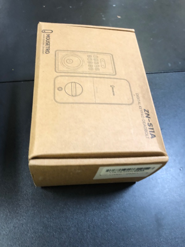 Photo 1 of MOUSETRO Keyless Entry Door Lock Deadbolt with Keypad, Digital Smart Locks with Code, Auto Lock, Anti-Peeking Password, Easy Installation, Satin Nickel
