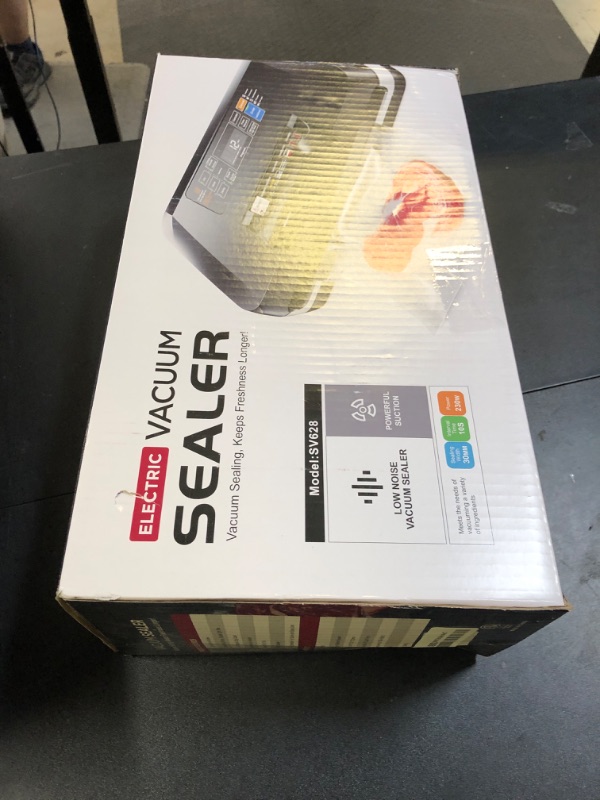 Photo 1 of 95kpa Vacuum Sealer Machine,Commercial Full Automatic Food Sealer,Powerful Sealing System with Double Heat Seal,Built-in Cutter&Bags Storage,1 Bag Rolls and 10 pcs Pre-cut Bags