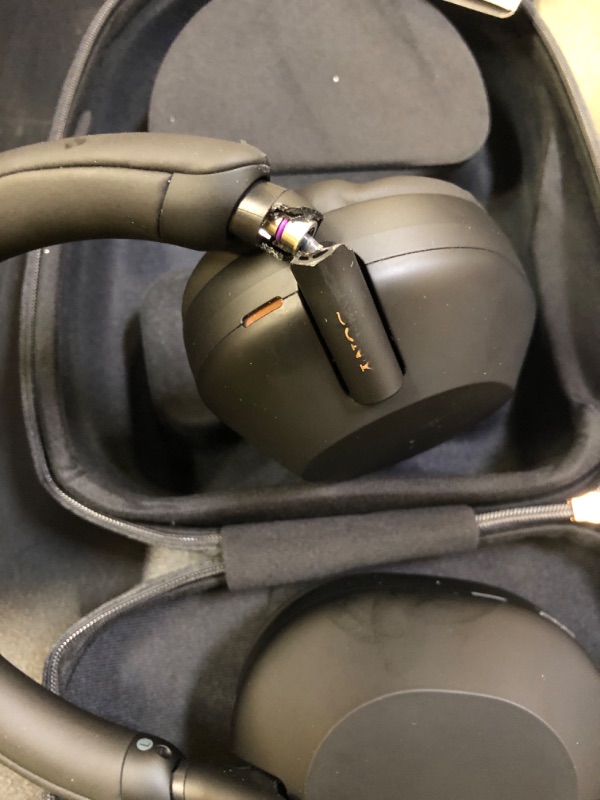 Photo 1 of Sony WH-1000XM5 Premium Noise Canceling Headphones, Auto NC Optimizer, 30-Hour Battery, Alexa Voice Control, Black