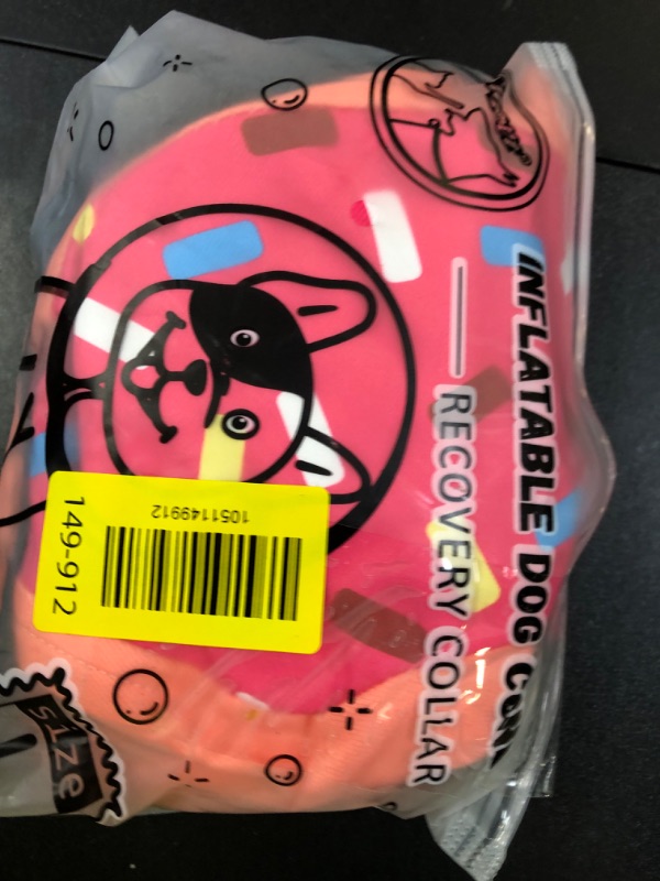 Photo 1 of Supet Inflatable Dog Cone Collar Alternative After Surgery, Doggie Neck Donut Collar Recovery ECollar, Soft Dog Cone for Small Medium Large Dogs