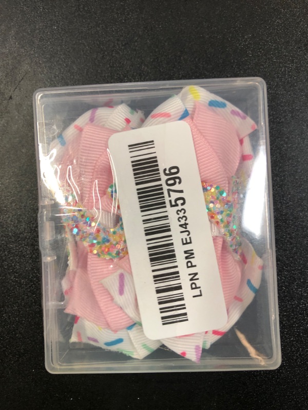 Photo 1 of - Number 2 white and pink bows