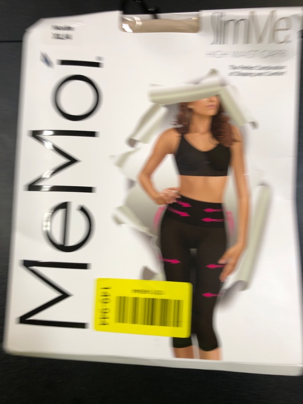 Photo 1 of Double Agent High Waist Shaping Capris - SlimMe by MeMoi - Versatile Leggings ,Nude,X-Large
