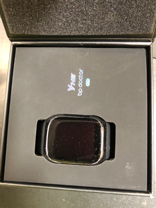 Photo 1 of YHE BP Doctor Med, Blood Pressure Smartwatch with Dual Patented Cuff, Wrist BP Monitor 24/7 Stress Monitoring Sleep & Sports Tracking App for Android & iOS