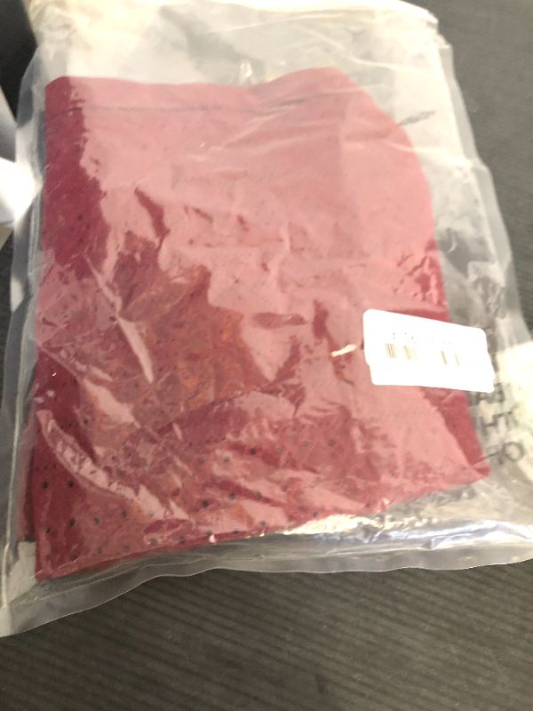 Photo 1 of LouKeith Womens Tank Tops Eyelet Sleeveless Spaghetti Strap Halter Tops Loose Casual Summer Camisoles Shirts Burgundy L