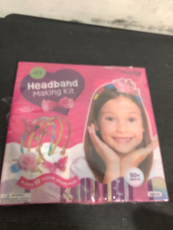 Photo 1 of Pretty Me Headband Making Kit for Girls - Arts & Crafts Gift - Make Your Own Fashion Headbands for Kids - DIY Hair Accessories Set - Gift for Ages 5-12 Year Old Girl - Little Kids Art & Craft Gifts