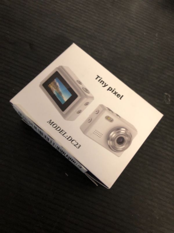 Photo 1 of Dienspeak Mini Camera 1080P HD Video Recorder - Keychain Digital Camcorder with 64GB Card, 0.96" HD Display, Long Battery Life, Ultra-Portable Tiny Camera for Travel/Vlog/Night Shots (White)