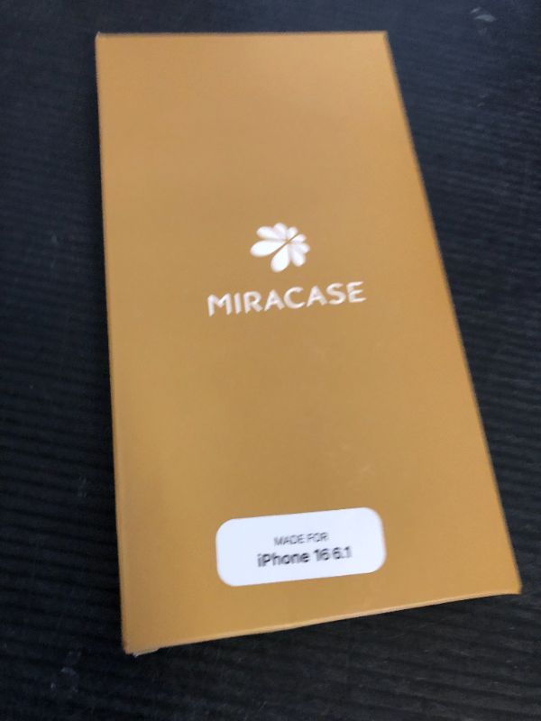 Photo 1 of Miracase for iPhone 16 Case 6.1'', [Bubble Free] Full-Body Bumper Phone case with Built-in Full Glass Screen &Camera Control,No Gap,Compatible with MagSafe,Drop Proof 16 Cover,Matte Clear