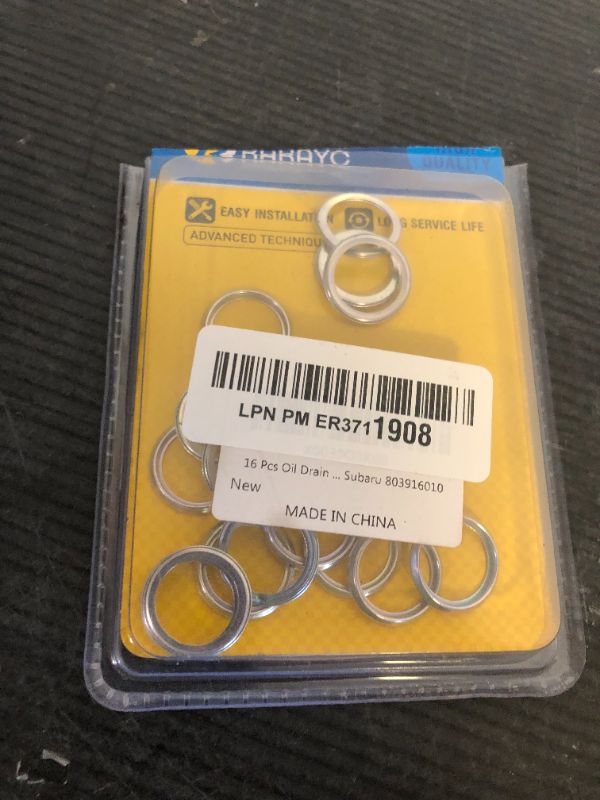 Photo 1 of 16 Pcs Oil Drain Plug Gaskets Crush Washers Seal Replacement for Subaru 803916010