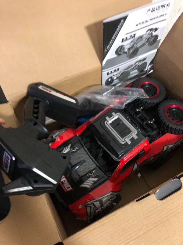 Photo 1 of XCRCFUN 1/14 Hobby RC Truck for Adults, 30 MPH High Speed Remote Control 4WD Car, All Terrain Rock Crawler Truck for Boys 4X4 Off-Road Racing Car with 2 Batteries