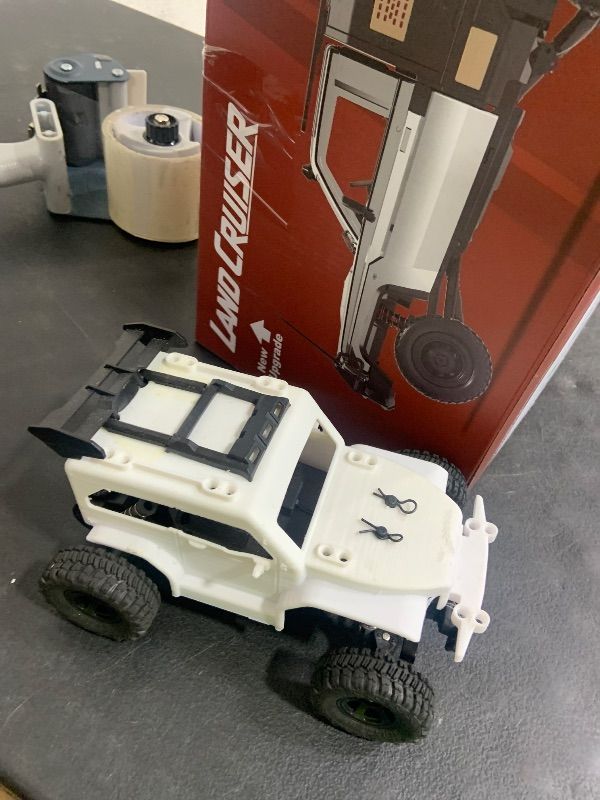 Photo 1 of 1/12 RC Rock Crawler, MN-82S Toyota LC79 RC Pickup Truck, 2.4GHz RC Rock Crawler 4x4 Remote Control Off Road Car RTF with Upgraded Chassis Hobby Grade Toy Gifts for Adults WHITE CAR 