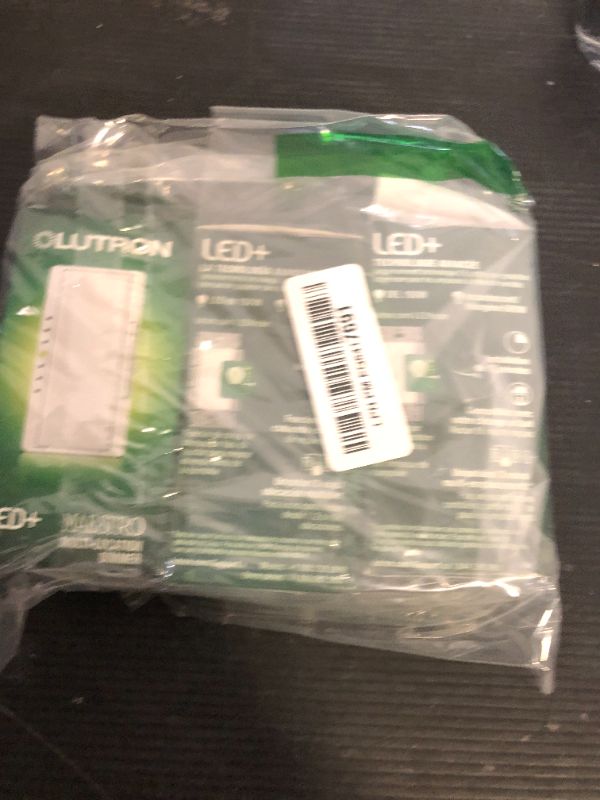 Photo 1 of Lutron Maestro LED+ Dimmer Switch for Dimmable LED, Halogen and Incandescent Bulbs, 150W/Single-Pole or Multi-Location, MACL-153M-WH-3, White (3-Pack)