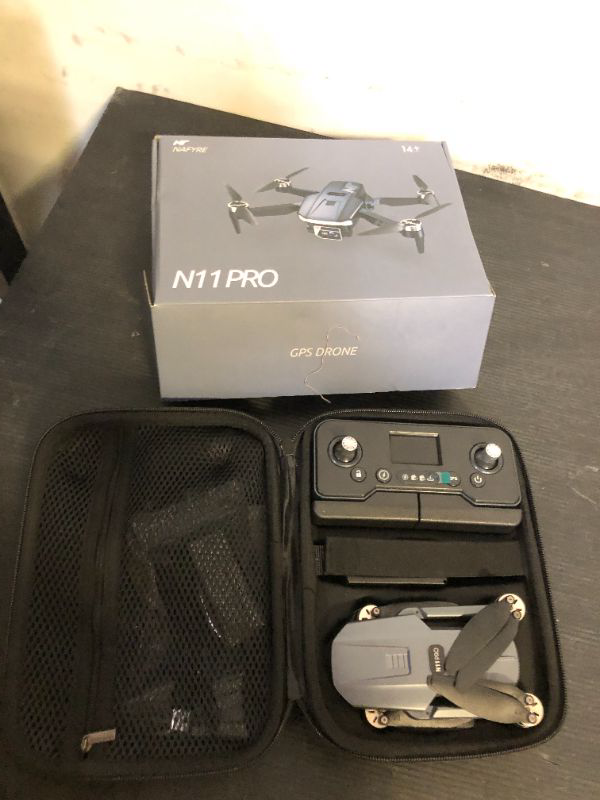 Photo 1 of NAFYRE N11 PRO GPS Drone with Camera for Adults 4K UHD, 90 Min Long Flight Time, Long Control Range, Auto Return, Follow Me, Brushless Motor, 5G FPV RC Quadcopter for Beginners